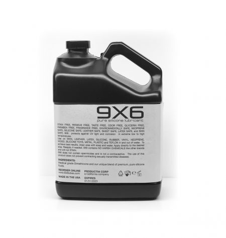 9X6 PURE SILICONE Lubricant 1 GALLON (+Comp 8.5oz Bottle)