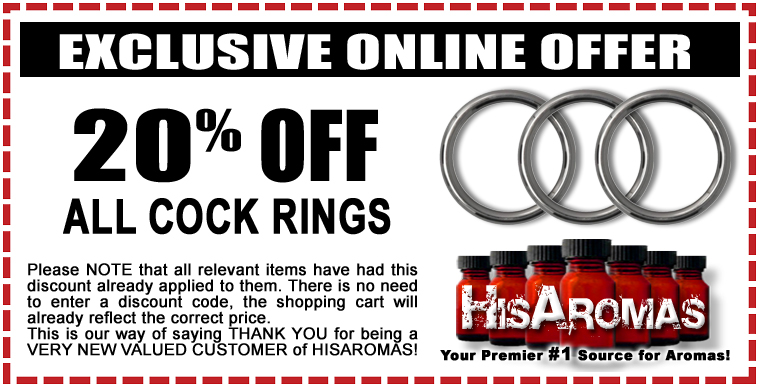 Exclusive Online Offer - 20% OFF ALL COCK RINGS