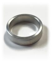 Premium Brushed Stainless Steel SURGE Glans/Head Ring 0.4 Thick