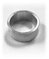 Premium Brushed Stainless Steel SURGE Glans/Head Ring 0.6 Thick