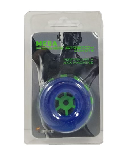 MEGA Power Stretch DONUT Cock Ring - BLUE