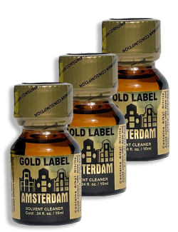 Amsterdam Gold Label 10ml - 3 Pack