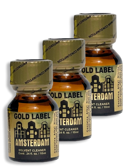 Amsterdam Gold Label 10ml - 3 Pack