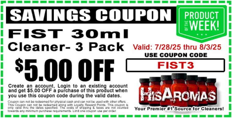 Get .00 OFF FIST 30ml Cleaner 3 Pack