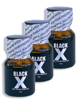 Black X 10ml - 3 Pack