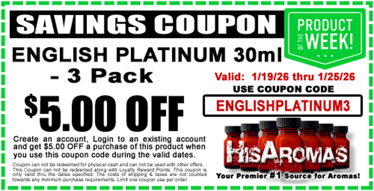 Get .00 OFF ENGLISH PLATINUM 30ml Cleaner 3 Pack