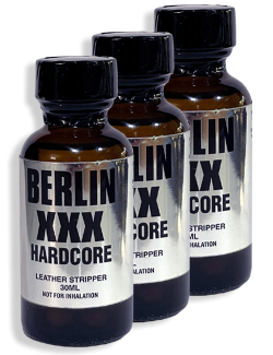 BERLIN XXX HARDCORE 30ml - 3 Pack Cleaner