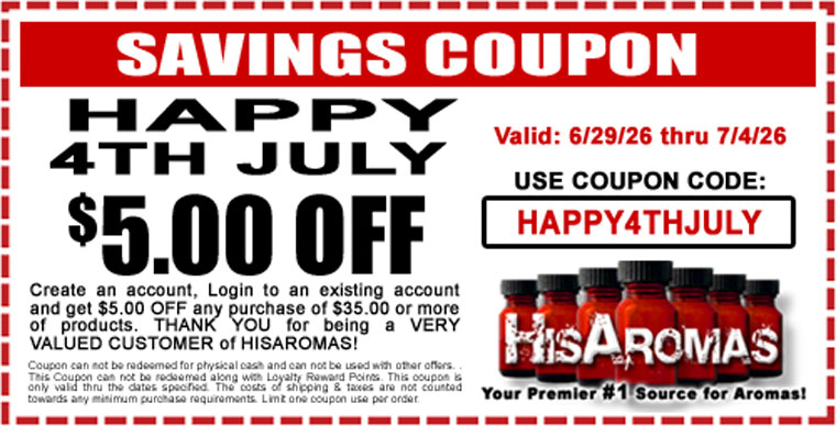 Happy 4th July - $5.00 OFF COUPON