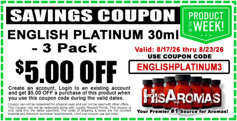 Get $5.00 OFF ENGLISH PLATINUM 30ml Cleaner 3 Pack